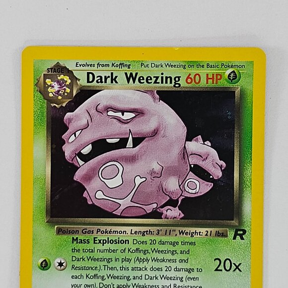Pokemon TCG Dark Weezing Team Rocket 14/82 WOTC Card - Picture 4 of 10